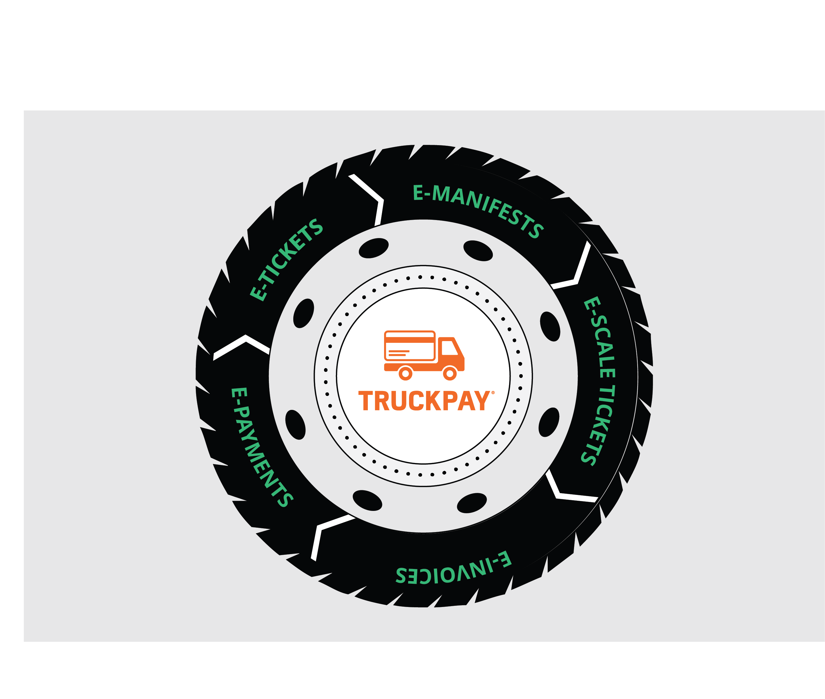 TruckPay tire logo